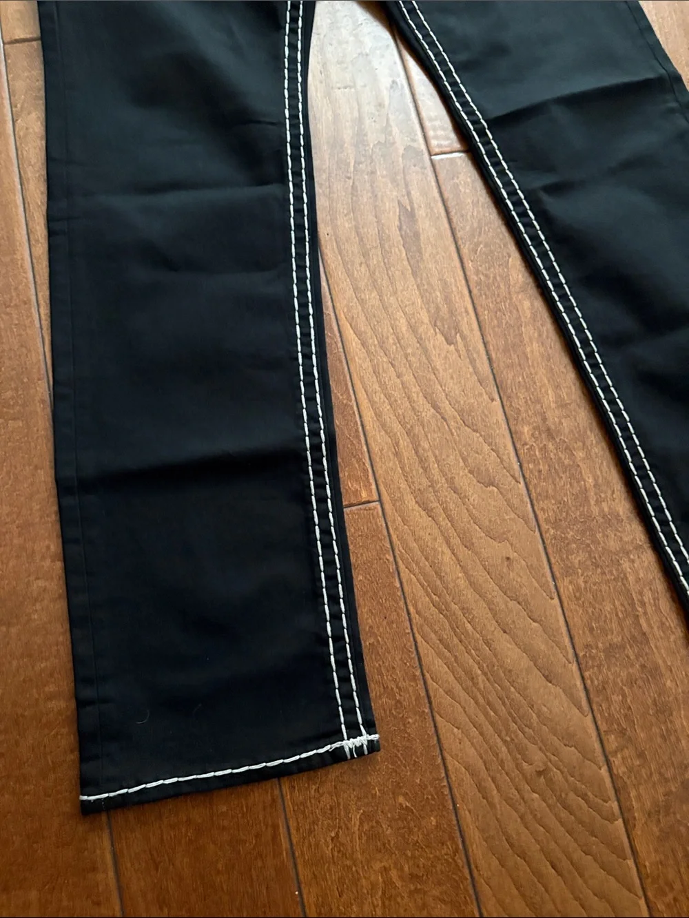 RICKY STRAIGHT LEG - TRUE RELIGION PANTS STRIPPED STICHING